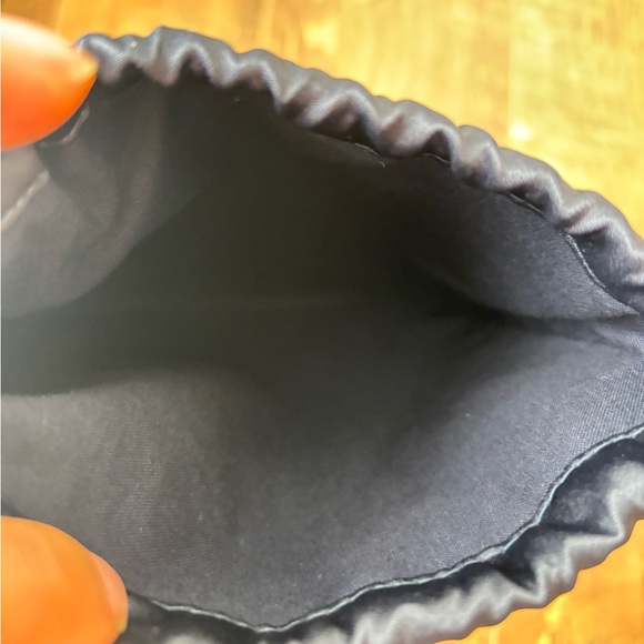 Prada Navy Satin Toiletry Bag - Picture 3 of 4